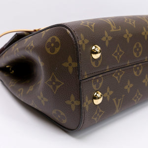 LOUIS VUITTON CLUNY MM BROWN MONOGRAM CANVAS GHW