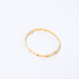 CARTIER LOVE 18K YELLOW GOLD BRACELET WITH DIAMOND