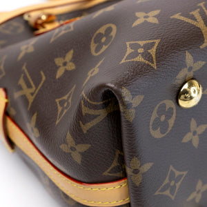 LOUIS VUITTON CARRYALL PM MONOGRAM CANVAS GHW (MICROCHIP)