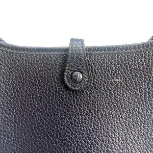 HERMES MINI EVELYNE  BLUE NUIT GHW STAMP Z