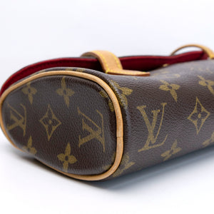 LOUIS VUITTON VINTAGE SONATIN BAG MONOGRAM CANVAS GHW