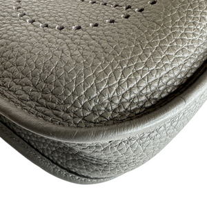 HERMES MINI EVELYNE TAURILLON CLEMENCE GRIS MEYER GHW STAMP U