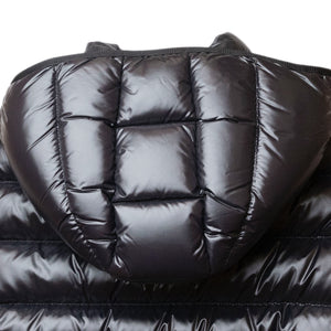 MONCLER BLACK BADY HOODED SHORT DOWN JACKET SIZE 2