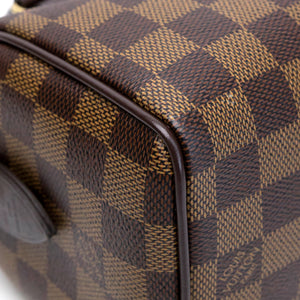 LOUIS VUITTON DAMIER EBENE SPEEDY BANDOULIERE 20 GHW (MICROCHIP)