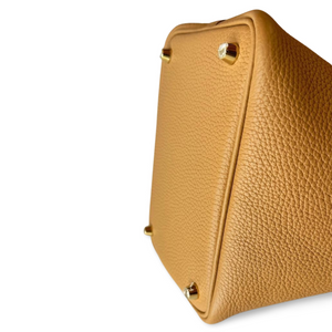 HERMES PICOTIN LOCK 18 BISCUIT GHW STAMP Z