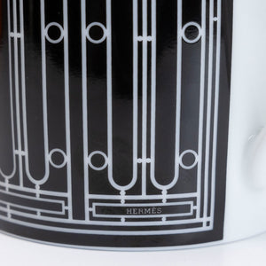 HERMES H DECO MUG N°2 BLACK & WHITE