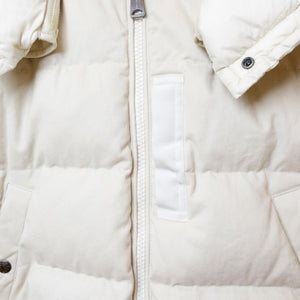 MONCLER LEOPOLD GIUBBOTTO COTTON POLYURETHANE DOWN JACKET WHITE SIZE 2