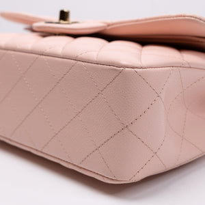 CHANEL CLASSIC DOUBLE FLAP SMALL LGHW (MICROCHIP)