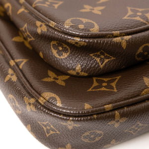 LOUIS VUITTON MULTI POCHETTE ACCESSORIES KHAKI MONOGRAM CANVAS GHW