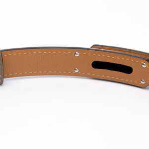 HERMES KELLY 18 BELT ETOUPE GHW STAMP B