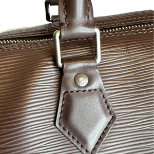 LOUIS VUITTON SPEEDY 30 EPI LEATHER BROWN SHW