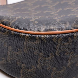 CELINE AVA BAG TAN CANVAS / CALFSKIN LEATHER GHW