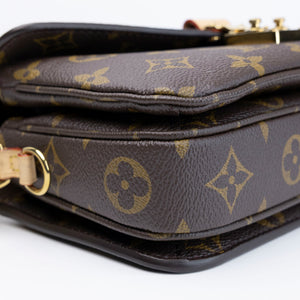 LOUIS VUITTON POCHETTE METIS EAST WEST MONOGRAM CANVAS GHW (MICROCHIP)