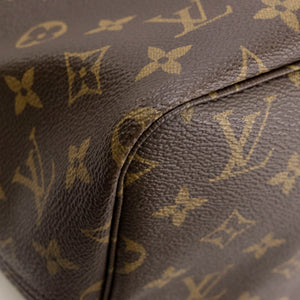 LOUIS VUITTON NEVERFULL GM MONOGRAM CANVAS GHW (MICROCHIP)