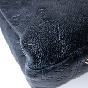 LOUIS VUITTON ARTSY MM BLACK MONOGRAM EMPREINTE LEATHER GHW
