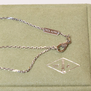 VAN CLEEF & ARPELS VINTAGE ALHAMBRA PENDANT WHITE GOLD