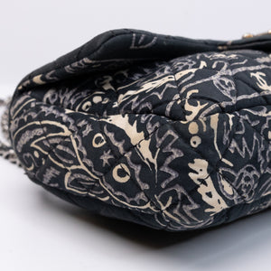 CHANEL BANDANA PRINT QUILTED FLAP BAG FABRIC MULTICOLOUR SHW