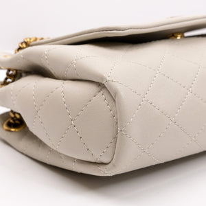 SAINT LAURENT YSL MINI NOLITA WHITE LAMBSKIN LEATHER GHW