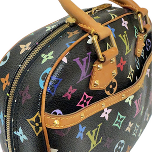 LOUIS VUITTON MONOGRAM MULTICOLOUR TROUVILLE HANDBAG BLACK