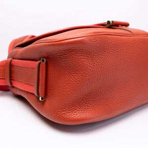 HERMES BOURLINGUE SHOULDER BAG CLEMENCE ROSE JAIPUR GHW STAMP SQUARE Q