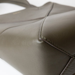LOEWE MINI PUZZLE FOLD TOTE IN SHINNY CALF SKIN