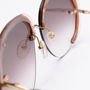 CHLOE CE174S FRAME GOLD GRADIENT SUNGLASSES GHW