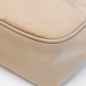 PRADA RE-EDITION 2005 SHOULDER BAG RE-NYLON BEIGE SHW