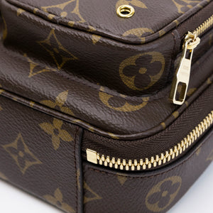 LOUIS VUITTON UTILITY CROSSBODY BAG BROWN MONOGRAM CANVAS GHW (MICROCHIP)