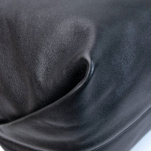 SAINT LAURENT TEDDY BUCKET BAG BLACK LAMBSKIN SHW
