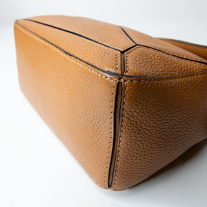 LOEWE MINI PUZZLE BAG CALFSKIN TAN