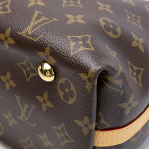 LOUIS VUITTON CARRYALL PM MONOGRAM CANVAS GHW (MICROCHIP)