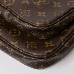 LOUIS VUITTON MULTI POCHETTE ACCESSORIES MONOGRAM CANVAS KHAKI GHW