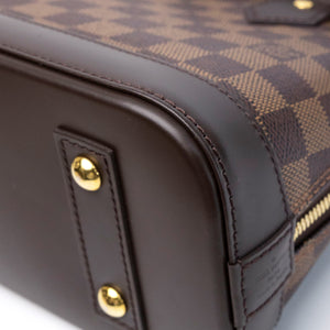 LOUIS VUITTON ALMA BB DAMIER EBENE CANVAS GHW