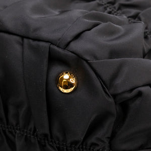 PRADA TESSUTO GAUFRE TOTE BLACK GHW