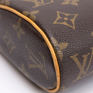 LOUIS VUITTON SORATINE MONOGRAM CANVAS HANDBAG PATENT LEATHER GHW