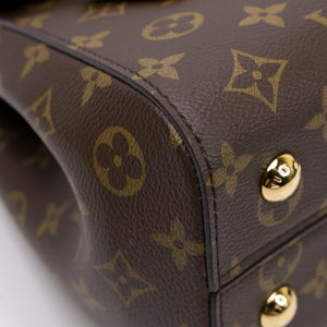 LOUIS VUITTON CLUNY MM BROWN MONOGRAM CANVAS GHW