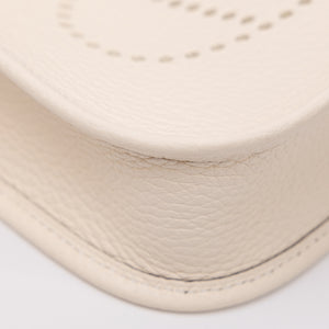 HERMES MINI EVELYNE NATA CLEMENCE LEATHER SHW  STAMP K