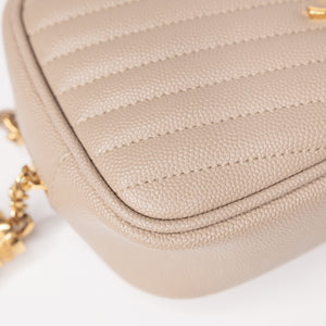 SAINT LAURENT CAMERA BAG BEIGE GHW