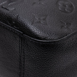 LOUIS VUITTON SAINTONGE MONOGRAM EMPREINTE BLACK LEATHER GHW