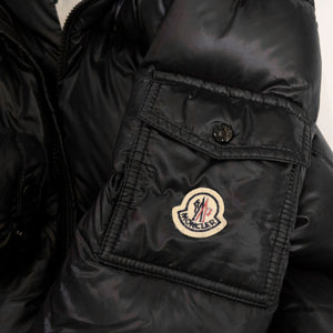 MONCLER MAYA SHORT DOWN JACKET BLACK SIZE 2