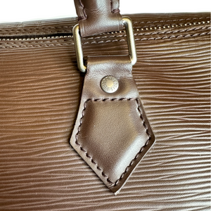 LOUIS VUITTON SPEEDY 30 EPI LEATHER BROWN SHW