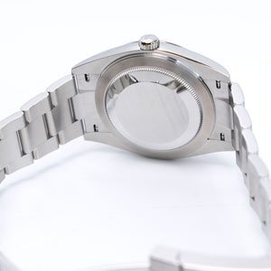 ROLEX DATEJUST 41 WHITE ROMAN DIAL FKUTED BEZEL