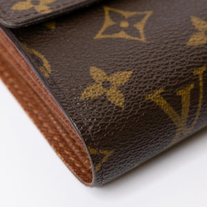 LOUIS VUITTON COATED CANVAS CONTINENTAL WALLET