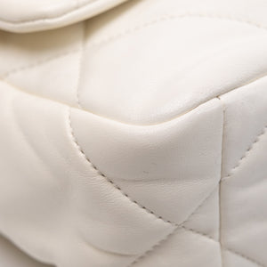 CHANEL SMALL 19 BAG WHITE LAMBSKIN MULTICOLOUR HARDWARE