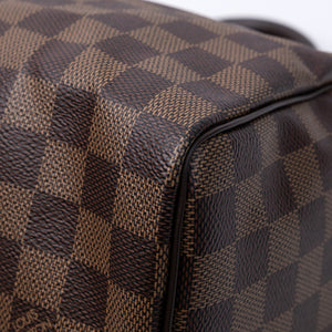 LOUIS VUITTON SPEEDY BANDOULIERE 25 DAMIER EBENE CANVAS GHW