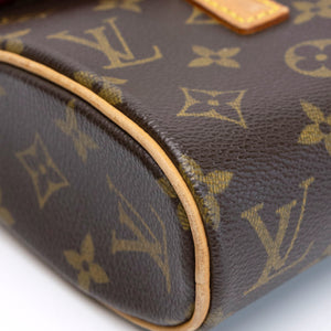 LOUIS VUITTON VINTAGE SONATIN BAG MONOGRAM CANVAS GHW