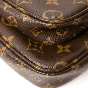 LOUIS VUITTON MULTI POCHETTE ACCESSORIES KHAKI MONOGRAM CANVAS GHW