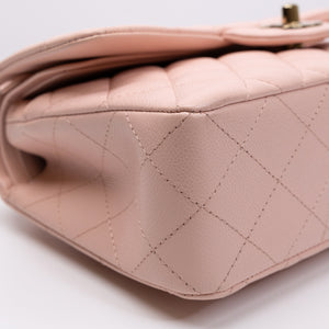 CHANEL CLASSIC DOUBLE FLAP SMALL LGHW (MICROCHIP)
