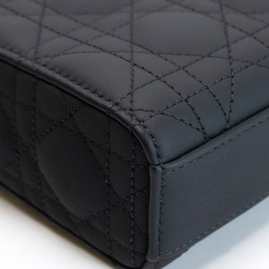 CHRISTIAN DIOR MEDIUM D-JOY BAG BLACK ULTRAMATTE CALFSKIN SO BLACK