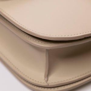 CELINE MEDIUM CLASSIC BOX BAG BEIGE CALFSKIN GHW
